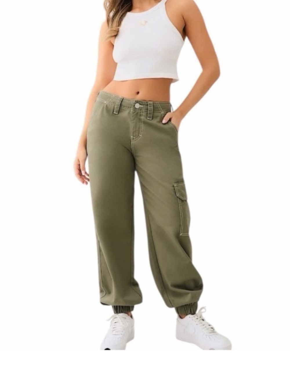 True Religion Bobbi Baggy Cargo Jogger